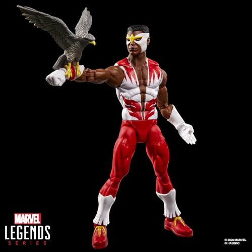 MARVEL LEGENDS SERIES SECRET WARS FALCON RETRO CAPTAIN AMERICA COMICS FIGURA DE ACCION - 7