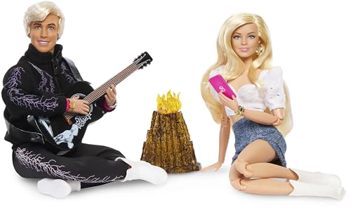 BARBIE MUÑECAS COLECCIONABLES DE THE MOVIE KEN 4 HORAS MAS TARDE ESCENA DE FOGATA DE PELICULA - 1