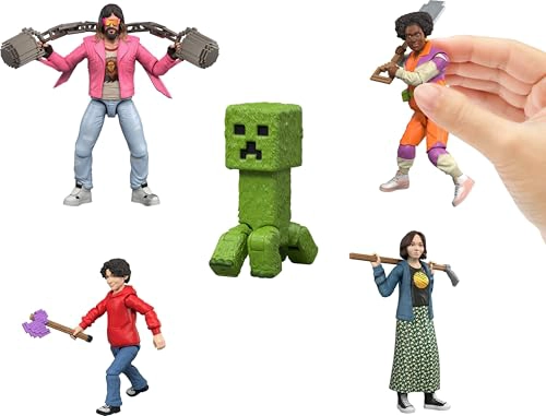 MATTEL MINECRAFT ULTIMATE MOVIE PACK CON 8 FIGURAS DE ACCION Y 8 ACCESORIOS INCLUYENDO STEVE - 3