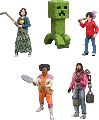 MATTEL MINECRAFT ULTIMATE MOVIE PACK CON 8 FIGURAS DE ACCION Y 8 ACCESORIOS INCLUYENDO STEVE - 4