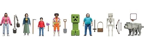 MATTEL MINECRAFT ULTIMATE MOVIE PACK CON 8 FIGURAS DE ACCION Y 8 ACCESORIOS INCLUYENDO STEVE - 6