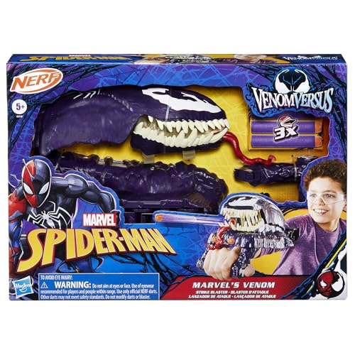 MARVEL SPIDERMAN VENOMVERSUS MARVELS VENOM STRIKE BLASTER JUGUETE NERF SPIDERMAN JUGUETES - 2