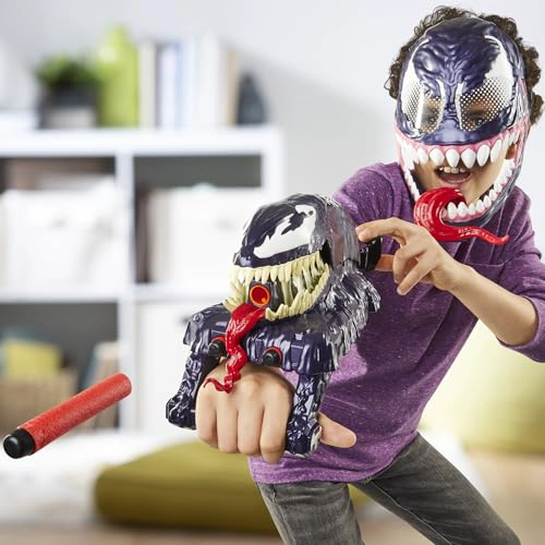 MARVEL SPIDERMAN VENOMVERSUS MARVELS VENOM STRIKE BLASTER JUGUETE NERF SPIDERMAN JUGUETES - 7