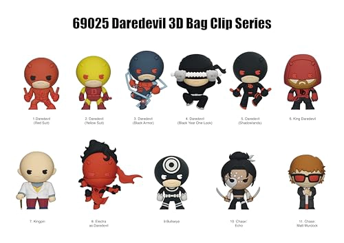 DAREDEVIL CLIP CLASICO DE ESPUMA 3D PARA BOLSA SERIE 15 BOLSA CIEGA UNA FIGURA AL AZAR ACCESORIO - 4