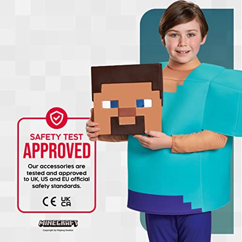 DISGUISE MINECRAFT STEVE CLASSIC COSTUME OFFICIALLY LICENSED MINECRAFT COSTUME FOR BOYS - 4