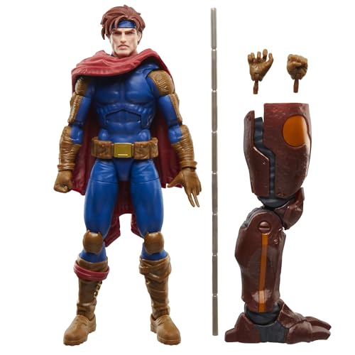 SERIE MARVEL LEGENDS GAMBIT FIGURA DE ACCION COLECCIONABLE DE 6 PULGADAS A ESCALA DE XMEN COMICS - 1