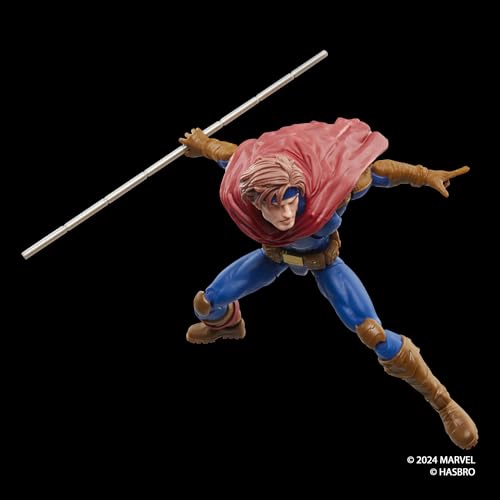 SERIE MARVEL LEGENDS GAMBIT FIGURA DE ACCION COLECCIONABLE DE 6 PULGADAS A ESCALA DE XMEN COMICS - 6
