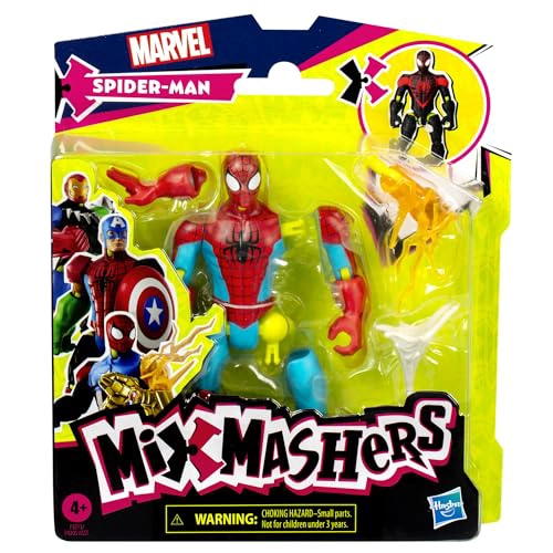 SPIDERMAN MARVEL MIXMASHERS FIGURA DE ACCION PERSONALIZADA PARA MEZCLAR Y COMBINAR Y ACCESORIOS - 2