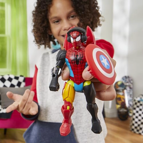 SPIDERMAN MARVEL MIXMASHERS FIGURA DE ACCION PERSONALIZADA PARA MEZCLAR Y COMBINAR Y ACCESORIOS - 6