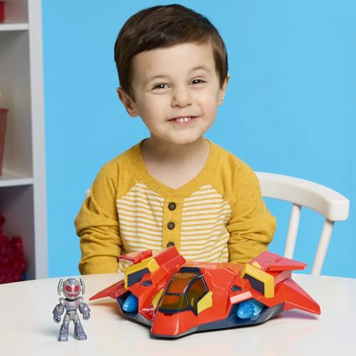DISNEY JR SERIES MARVELS IRON MAN AND HIS AWESOME FRIENDS GIANTSIZED ARMOR IRON JET 3INCH ACTION - 3