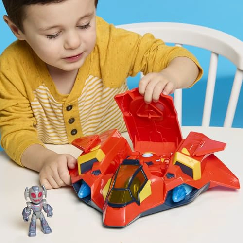 DISNEY JR SERIES MARVELS IRON MAN AND HIS AWESOME FRIENDS GIANTSIZED ARMOR IRON JET 3INCH ACTION - 4