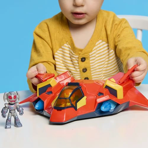 DISNEY JR SERIES MARVELS IRON MAN AND HIS AWESOME FRIENDS GIANTSIZED ARMOR IRON JET 3INCH ACTION - 5