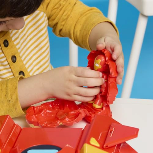 DISNEY JR SERIES MARVELS IRON MAN AND HIS AWESOME FRIENDS GIANTSIZED ARMOR IRON JET 3INCH ACTION - 6