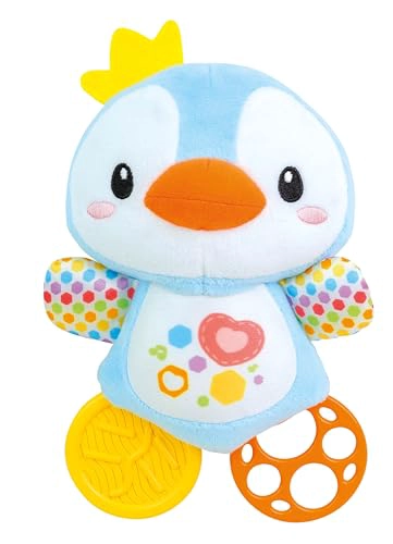 WINFUN JUEGO DE REGALO PARA BEBE  RECIE N NACIDO TECLADO MUSICAL CON LUCES Y MELODIAS PINGINO - 5