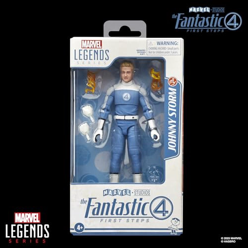MARVEL LEGENDS SERIES JOHNNY STORM THE FANTASTIC FOUR FIRST STEPS MOVIE COLLECTIBLE FIGURA - 2