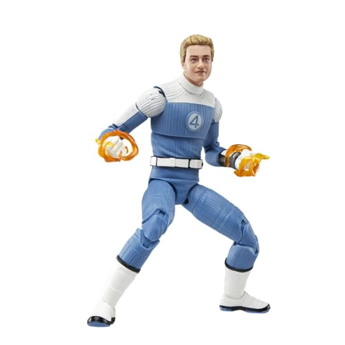 MARVEL LEGENDS SERIES JOHNNY STORM THE FANTASTIC FOUR FIRST STEPS MOVIE COLLECTIBLE FIGURA - 4