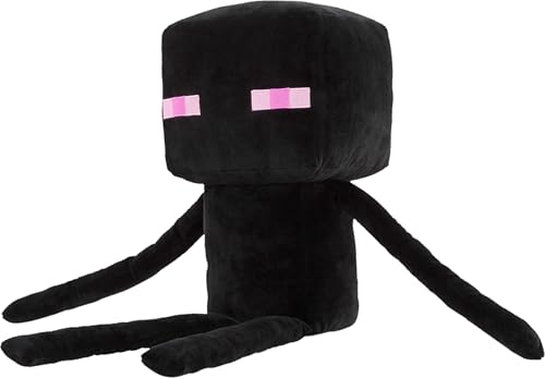MATTEL MINECRAFT JUGUETE DE PELUCHE GIGANTE MUÑECA SUAVE COLECCIONABLE ENDERMAN INSPIRADA - 2