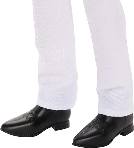 BARBIE FASHIONISTAS KEN DOLL 226 CON CAMISA OCCIDENTAL EXTRAIBLE PANTALONES Y BOTAS MUÑECA RUBIA - 5
