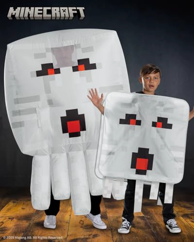 DISGUISE DISFRAZ DE MINECRAFT GHAST POP OUT PARA NIÑOS DISFRAZ OFICIAL DE MINECRAFT CON FACIL - 5