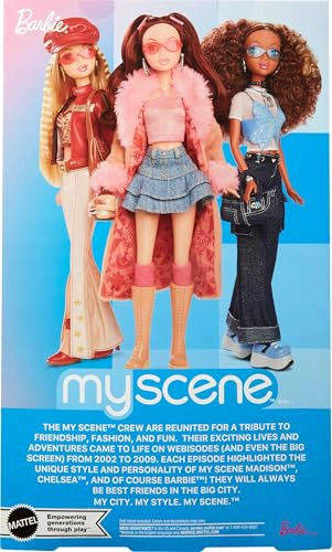 BARBIE SIGNATURE MY SCENE DOLL ACCESSORIES CHELSEA EN TRAJE INSPIRADO EN Y2K CON PARTE SUPERIOR - 6