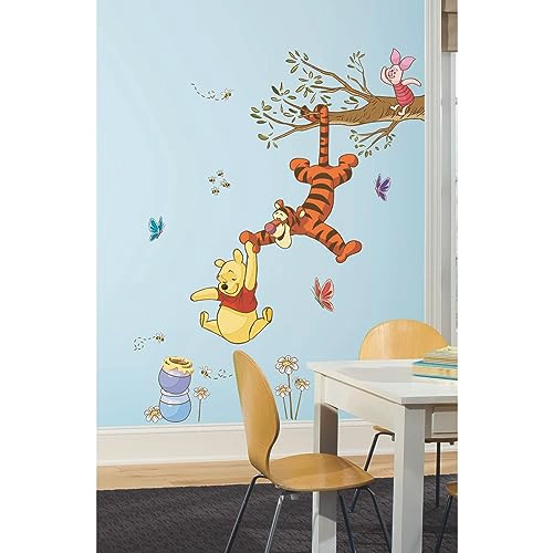 ROOMMATES DISNEY WINNIE THE POOH COLUMPIANDOSE POR MIEL ADHESIVOS GIGANTES PARA PARED SOLO RETIRAR - 2