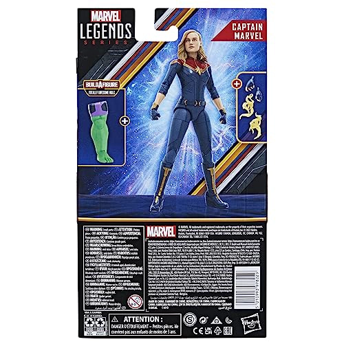 MARVEL LEGENDS SERIES CAPTAIN MARVEL THE MARVELS FIGURAS DE ACCION COLECCIONABLES DE 6 PULGADAS - 3