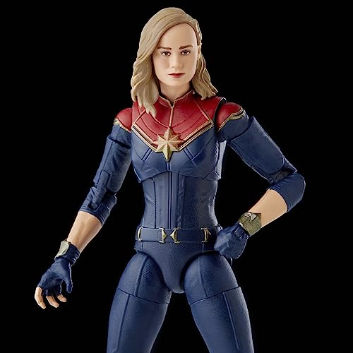 MARVEL LEGENDS SERIES CAPTAIN MARVEL THE MARVELS FIGURAS DE ACCION COLECCIONABLES DE 6 PULGADAS - 4