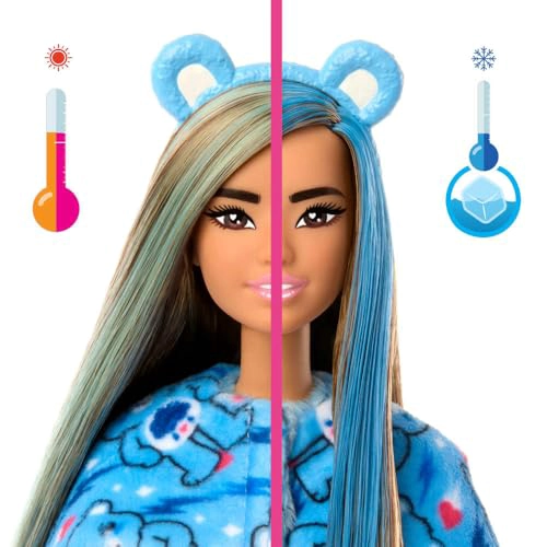 BARBIE CUTIE REVEAL CARE BEARS SERIES MUÑECA Y ACCESORIOS CON DISFRAZ DE OSO GRUÑON Y 10 SORPRESAS - 4