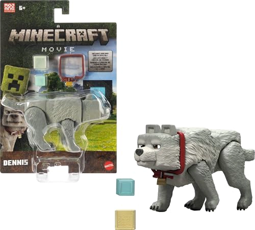 MATTEL MINECRAFT JUEGO DE FIGURAS DE ACCION Y ACCESORIOS 325 PULGADAS PERSONAJE COLECCIONABLE - 1