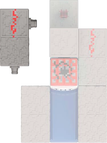 MATTEL MINECRAFT TOYS FIGURA DE ACCION DE ESQUELETO CON ACCESORIO Y PIEZA DE CONSTRUCCION REDSTONE - 2