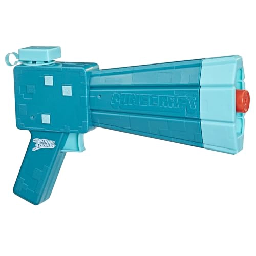NERF SUPER SOAKER MINECRAFT GLOW SQUID WATER BLASTER MINECRAFT DUNGEONS SQUID MOB JUGUETE DE AGUA - 1