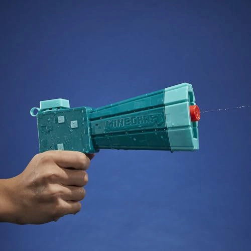 NERF SUPER SOAKER MINECRAFT GLOW SQUID WATER BLASTER MINECRAFT DUNGEONS SQUID MOB JUGUETE DE AGUA - 5