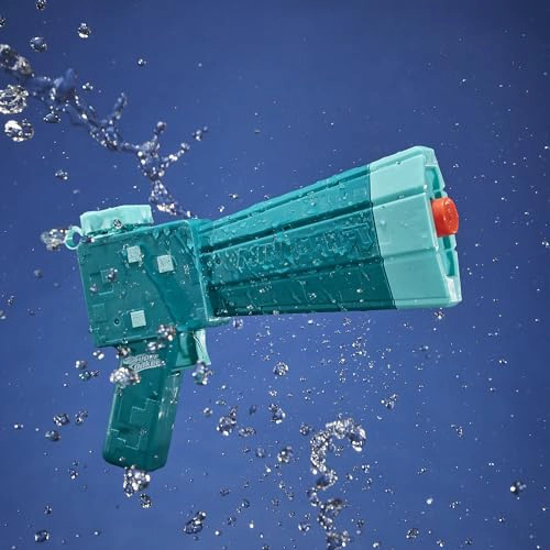 NERF SUPER SOAKER MINECRAFT GLOW SQUID WATER BLASTER MINECRAFT DUNGEONS SQUID MOB JUGUETE DE AGUA - 6