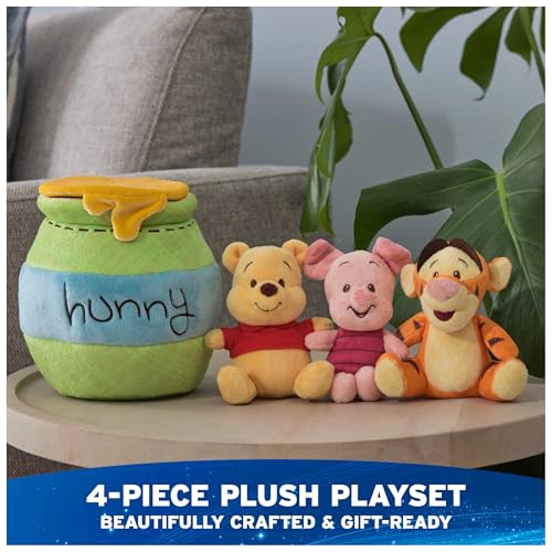 GUND DISNEY WINNIE THE POOH JUEGO DE PELUCHES OFICIAL CON POOH TIGGER Y PIGLET JUGUETES DE PELUCHE - 2