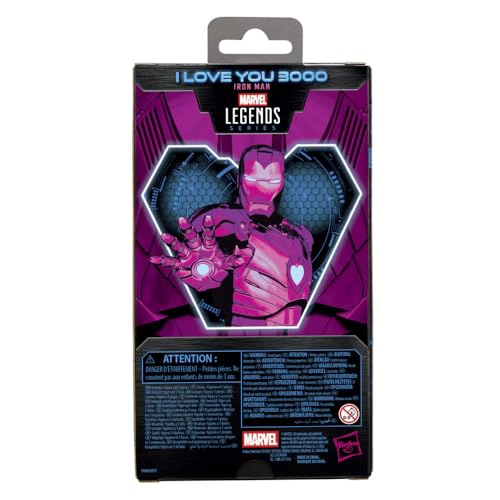 MARVEL LEGENDS SERIES I LOVE YOU 3000 IRON MAN FIGURA DE ACCION COLECCIONABLE DE 6 PULGADAS - 4