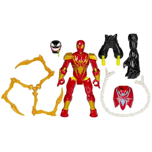 SPIDERMAN MIXMASHERS MARVEL IRON SPIDER FIGURA DE ACCION PERSONALIZADA DE SPIDERMAN MIXANDMATCH - 1