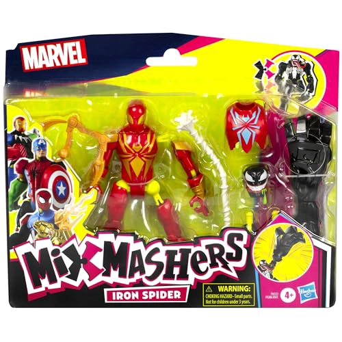 SPIDERMAN MIXMASHERS MARVEL IRON SPIDER FIGURA DE ACCION PERSONALIZADA DE SPIDERMAN MIXANDMATCH - 2