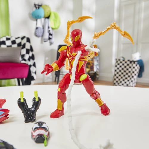 SPIDERMAN MIXMASHERS MARVEL IRON SPIDER FIGURA DE ACCION PERSONALIZADA DE SPIDERMAN MIXANDMATCH - 5