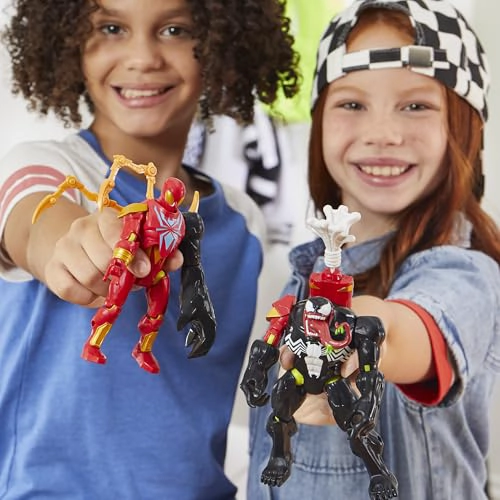 SPIDERMAN MIXMASHERS MARVEL IRON SPIDER FIGURA DE ACCION PERSONALIZADA DE SPIDERMAN MIXANDMATCH - 7