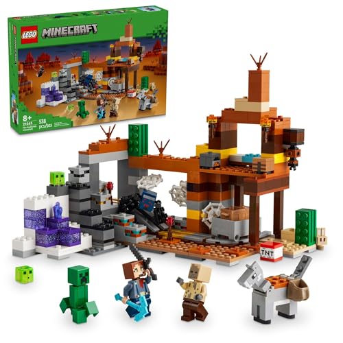 LEGO MINECRAFT THE BADLANDS MINESHAFT JUGUETE DE VIDEOJUEGO SET DE EXPLORACION MINERA - 1