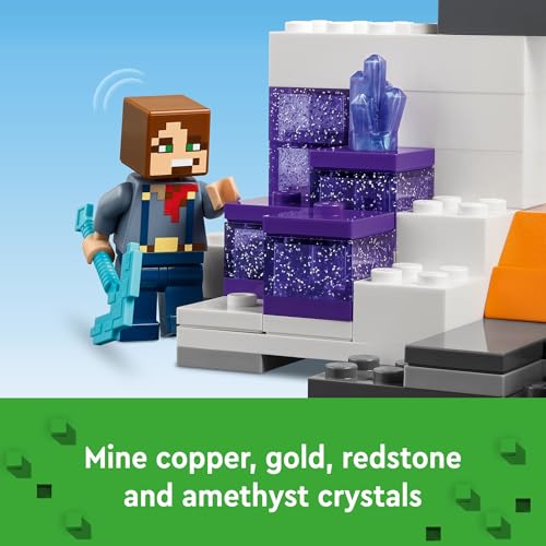 LEGO MINECRAFT THE BADLANDS MINESHAFT JUGUETE DE VIDEOJUEGO SET DE EXPLORACION MINERA - 4