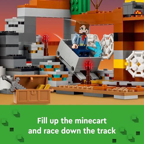 LEGO MINECRAFT THE BADLANDS MINESHAFT JUGUETE DE VIDEOJUEGO SET DE EXPLORACION MINERA - 5