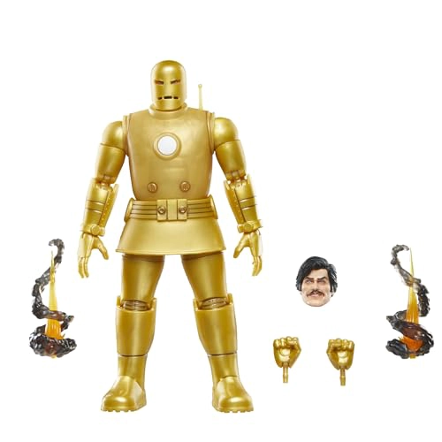 MARVEL LEGENDS SERIES IRON MAN MODELO 01 ORO FIGURA DE ACCION COLECCIONABLE DE IRON MAN COMICS DE 6 - 1