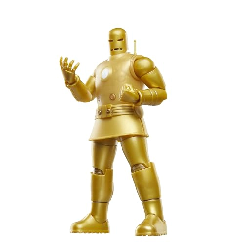 MARVEL LEGENDS SERIES IRON MAN MODELO 01 ORO FIGURA DE ACCION COLECCIONABLE DE IRON MAN COMICS DE 6 - 4
