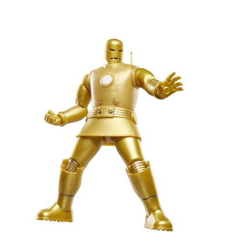 MARVEL LEGENDS SERIES IRON MAN MODELO 01 ORO FIGURA DE ACCION COLECCIONABLE DE IRON MAN COMICS DE 6 - 5