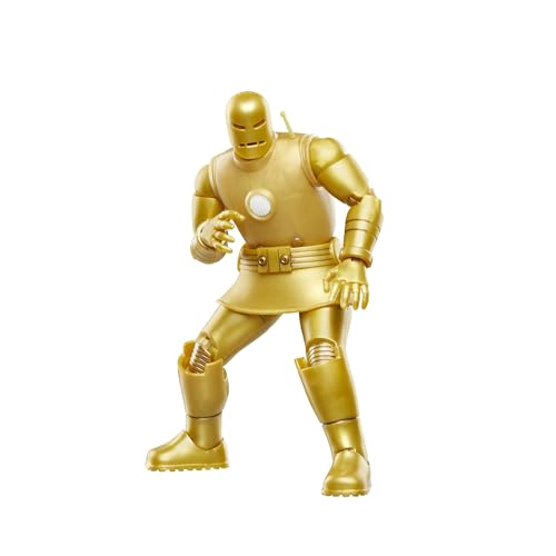 MARVEL LEGENDS SERIES IRON MAN MODELO 01 ORO FIGURA DE ACCION COLECCIONABLE DE IRON MAN COMICS DE 6 - 6