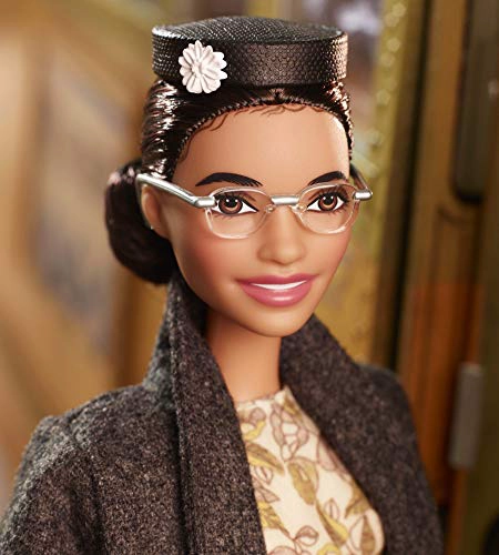 BARBIE INSPIRING WOMEN SERIES ROSA PARKS MUÑECA COLECCIONABLE CON MODA Y ACCESORIOS CON SOPORTE - 3