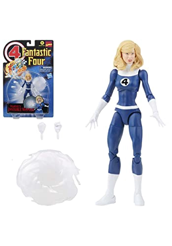 MARVEL LEGENDS SERIES RETRO FANTASTIC FOUR MARVELS INVISIBLE WOMAN FIGURA DE ACCION DE 6 PULGADAS - 1