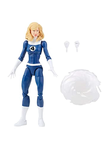 MARVEL LEGENDS SERIES RETRO FANTASTIC FOUR MARVELS INVISIBLE WOMAN FIGURA DE ACCION DE 6 PULGADAS - 2