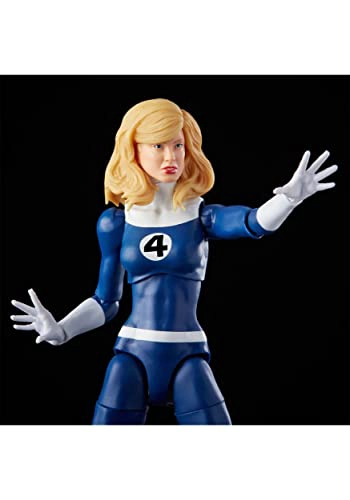 MARVEL LEGENDS SERIES RETRO FANTASTIC FOUR MARVELS INVISIBLE WOMAN FIGURA DE ACCION DE 6 PULGADAS - 7